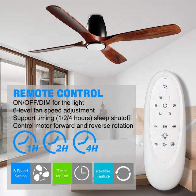 2024 NEW DESIGN 60" cheap Decor DC ceiling fan lights Residential Remote Control Modern Led Ceiling Fan Light