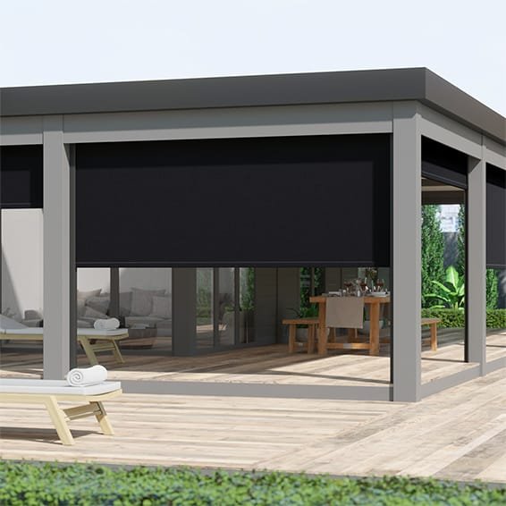 Factory Direct High Quality Customized Electric Horizontal Blinds Professional Light Adjustment Outdoor Windproof Blinds