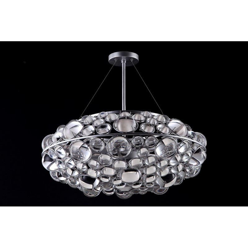 Modern Custom Gold Nordic Ceiling Pendant Lighting Hot Creative Design Round Glass Ceiling Light Chandelier Lamp For Living Room
