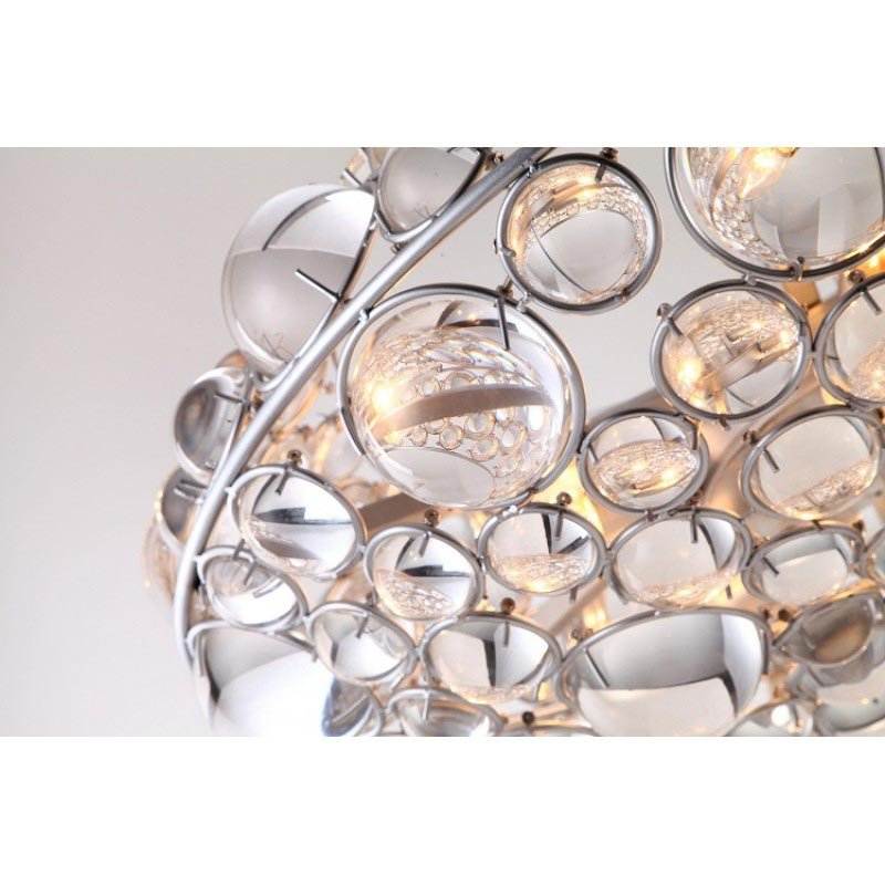 Modern Custom Gold Nordic Ceiling Pendant Lighting Hot Creative Design Round Glass Ceiling Light Chandelier Lamp For Living Room