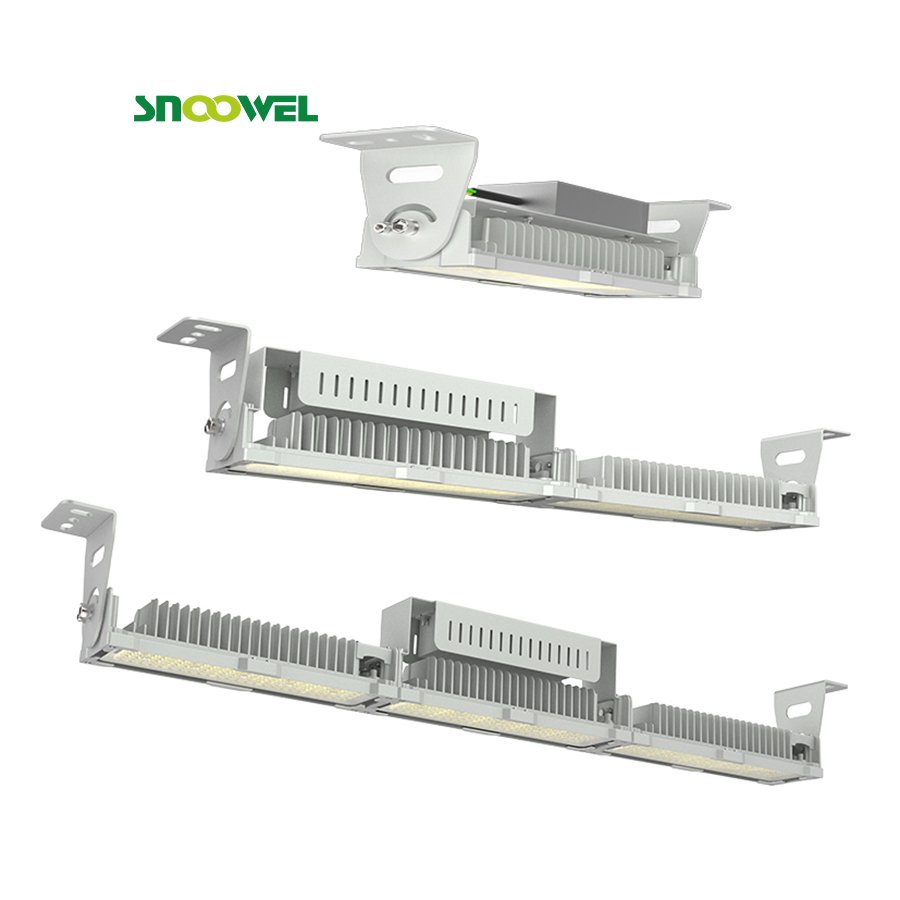 SNOOWEL Led Ceiling Flood Light 50W 75W 100W 150W 200W 240W 300W 400W Industrial Linear Lights for Tunnel Warehouse Shop