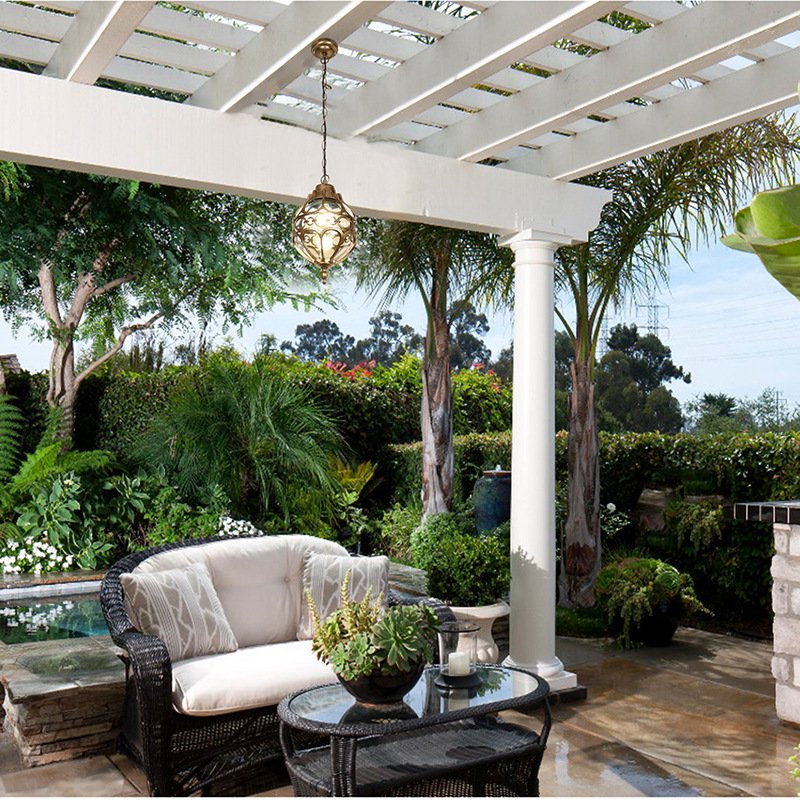 American waterproof outdoor corridor balcony ceiling light courtyard porch arbor light outdoor room