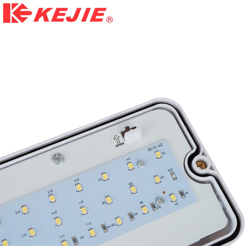 Kejie Maintained 3H Battery Backup Waterproof Led Bulkhead Emergency Light With TUV CE