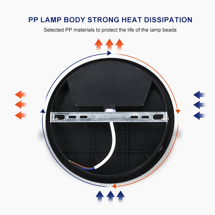 IP65 LED outdoor wall lamp Led bulkhead lights Oval 15W 1250lm waterproof ceiling light