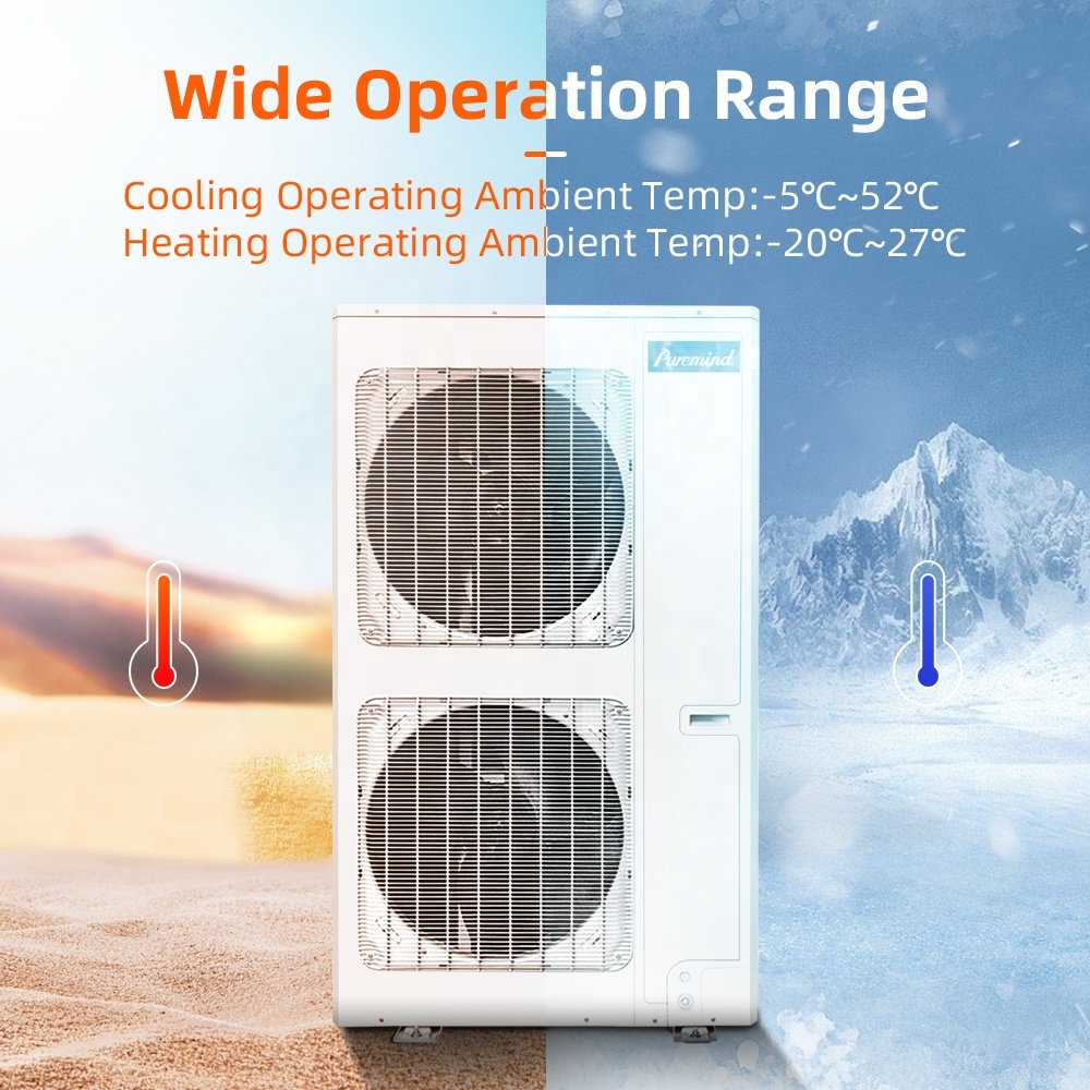Gree Multi Zone Mini Split Air Conditioner DC Inverter VRV VRF Central Air Conditioners Cassette Duct Ceiling Mount FCU Wifi