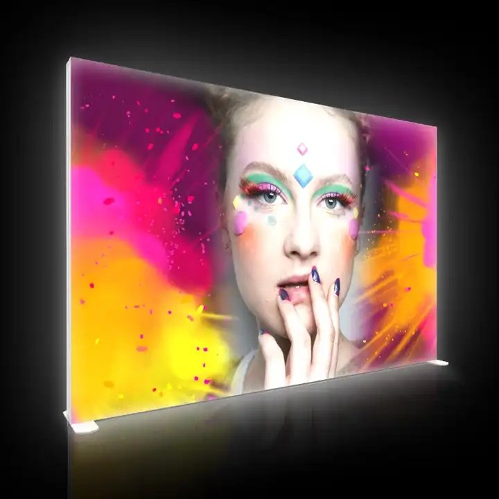 Fabric light box any size wall-mounted ceiling hang outdoor or indoor fabric light box
