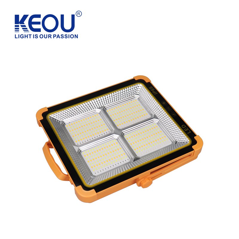 Keou Energy-Saving 60W 100W 200W Solar Lights Camping Lamp Portable Lights