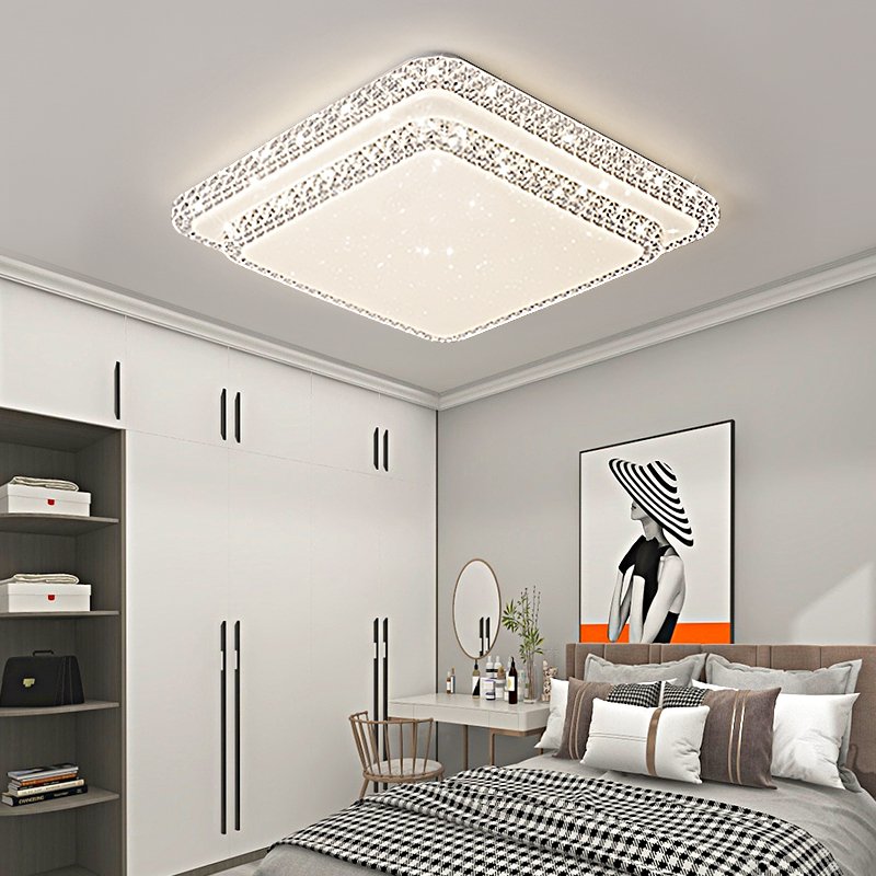 Living Room Main Light New Lamps And Lanterns Modern Minimalist Atmospheric Large Ceiling Lamp Plastic Housing LED Ceiling light