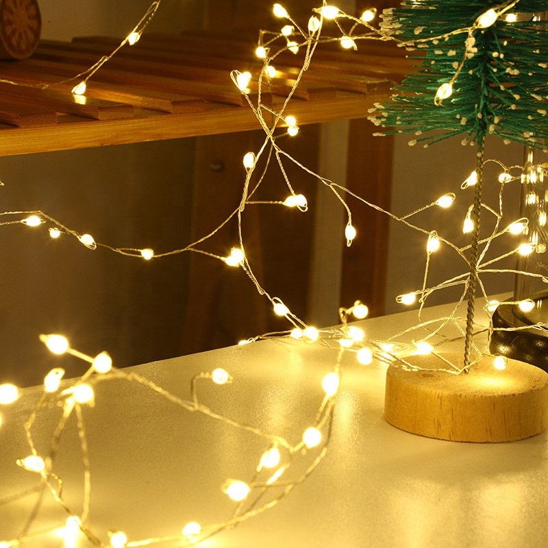 Halloween Party Fairy lights led Firecracker string lights Remote control Bedroom bar outdoor waterproof Halloween decorations