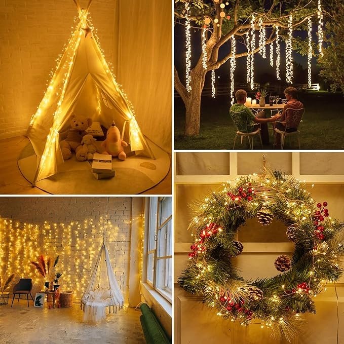 Halloween Party Fairy lights led Firecracker string lights Remote control Bedroom bar outdoor waterproof Halloween decorations