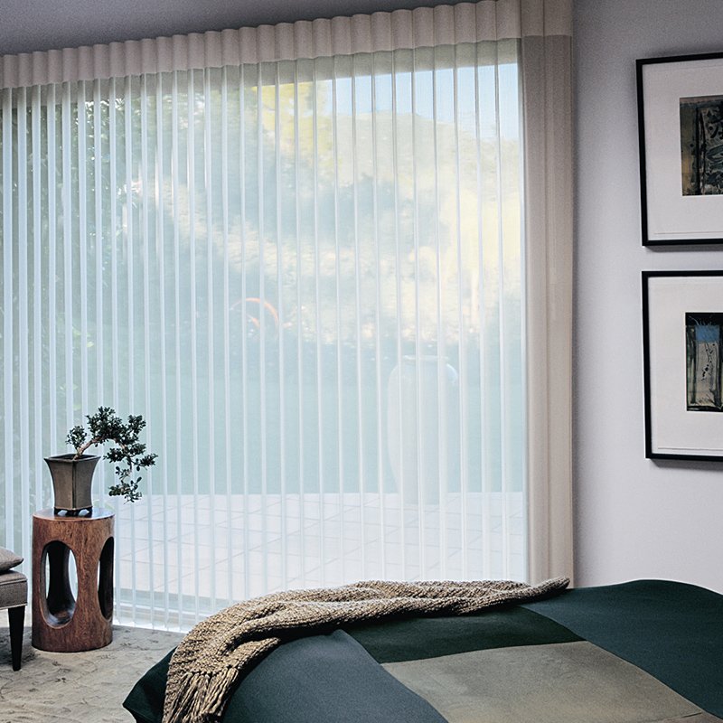 Wholesale Light Filtering Blackout Dual Sheer Shades Vertical Blinds Popular Dream Curtains Remote Control Automatic Sheer Shade