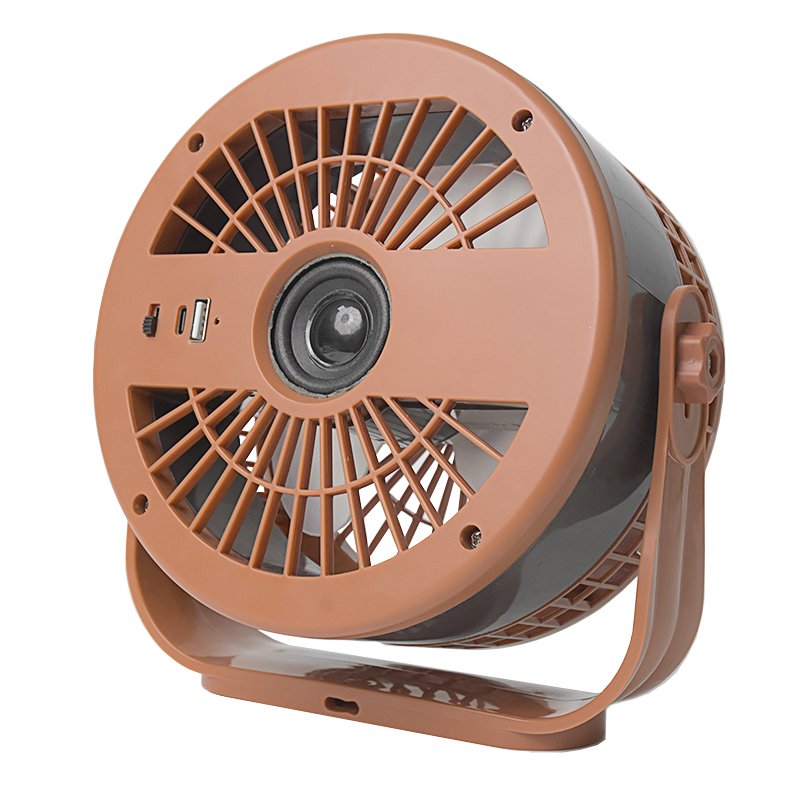Rechargeable Outdoor Camping Tent Ceiling Fan Light USB Portable Mobile Power Desktop Fan With Light