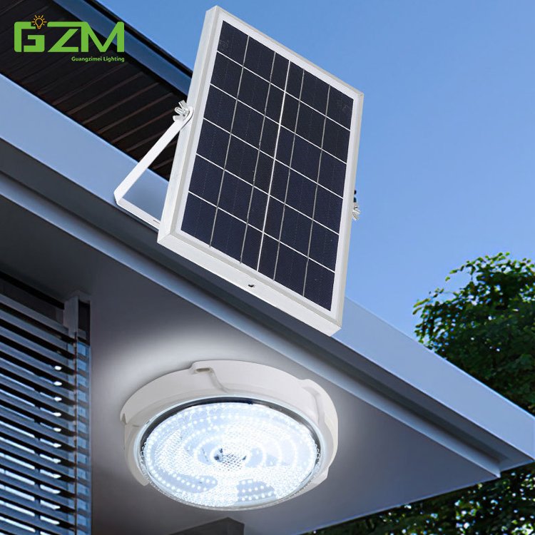 High Quality Outdoor Waterproof Ip67 Dimmable Easy Install Ceiling Lamp 25w 50w 100w 200w 300w 500w Led Solar ceiling Light