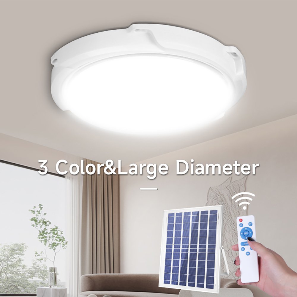 Led Solar Ceiling Light Wireless Remote control saving Energy Kitchen ceiled Balcony Garden lights indoor Balcony ceiling lamp