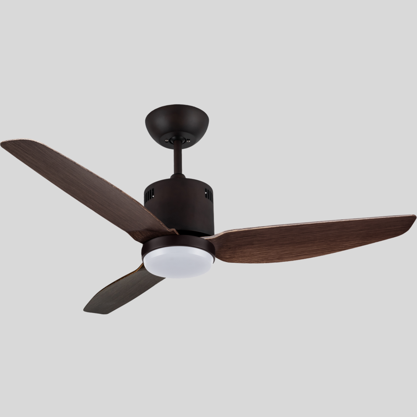 Ceiling fan with metal Canopy and 3 ABS blades AC DC motor optional for high air flow used summer and winter ceiling fans