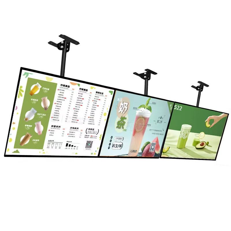 High Quality Ultra-Thin Hanging Sign Board LED Light Advertising Display Model A2 50*70cm advertising sign for restaurant