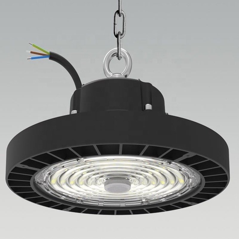 high bay light low bay lamps UFO High Bay Light 200w 150W 100w aluminum black color Highbay Warehouse logistic led Lighting