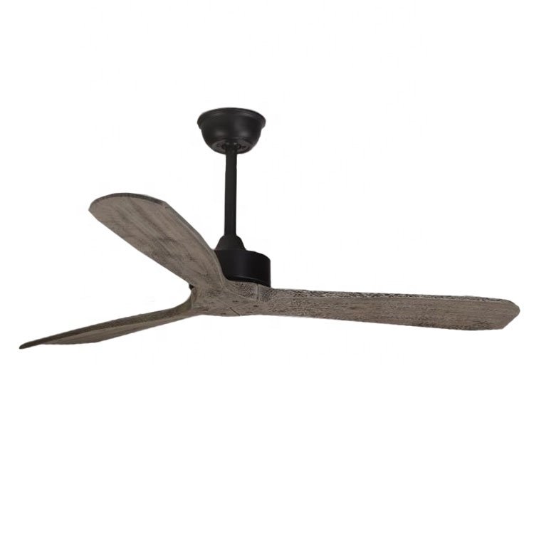 Wood Blades Energy Saving Bldc Ceiling Fans Factory 3 Solid Electric Foldable Ceiling Fan with Light Remote Control 2 Years 35W