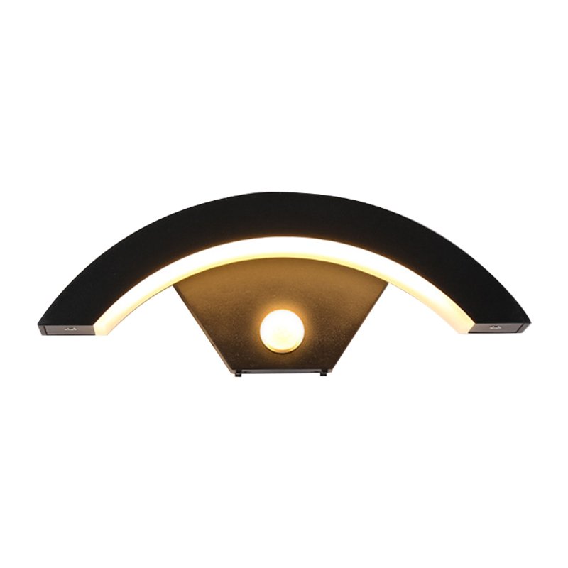 Modern Outdoor Wall Light Led Waterproof IP65 Outdoor Wall Lamps Motion Sensor Wall Light for Porch Courtyard