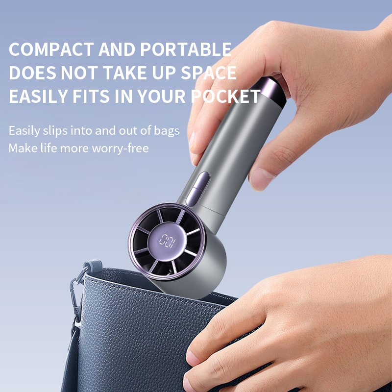 Portable LED Ceiling Fan Turbo Speed Custom Fans Car Garage Use Three-Wind English Cooling Fan Rechargeable Battery Outdoor
