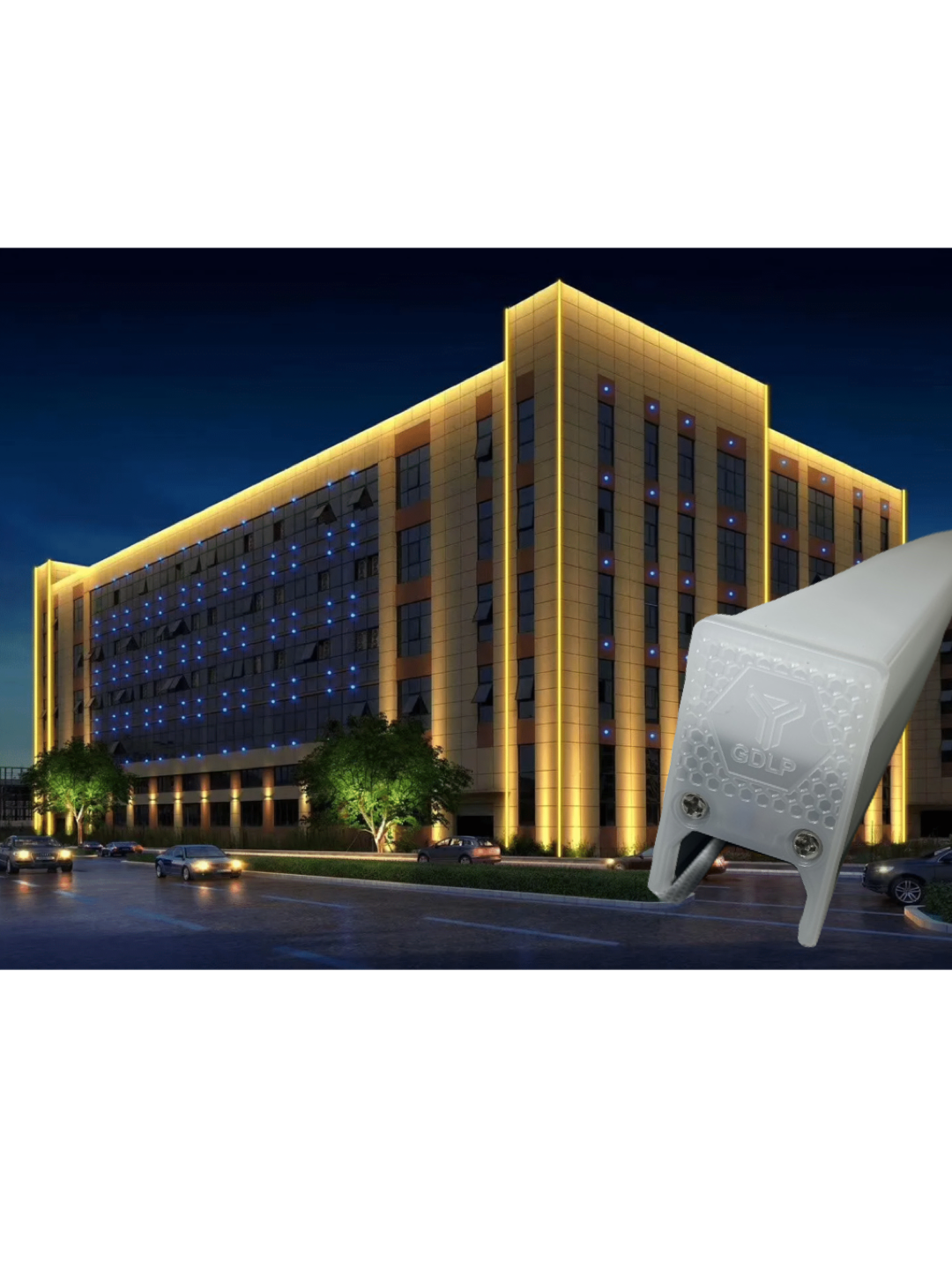 LED Outdoor IP65 RGBW DMX512 Aluminum Lighting with PC cover LED Tube Linear Light for facade Building Outline Decoration