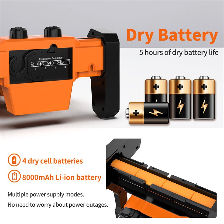 Dry Cell Batteries Can Be Added Outdoor Travel Tent Fan 8000mAh Rechargeable Battery Ceiling Fan camping fan and light