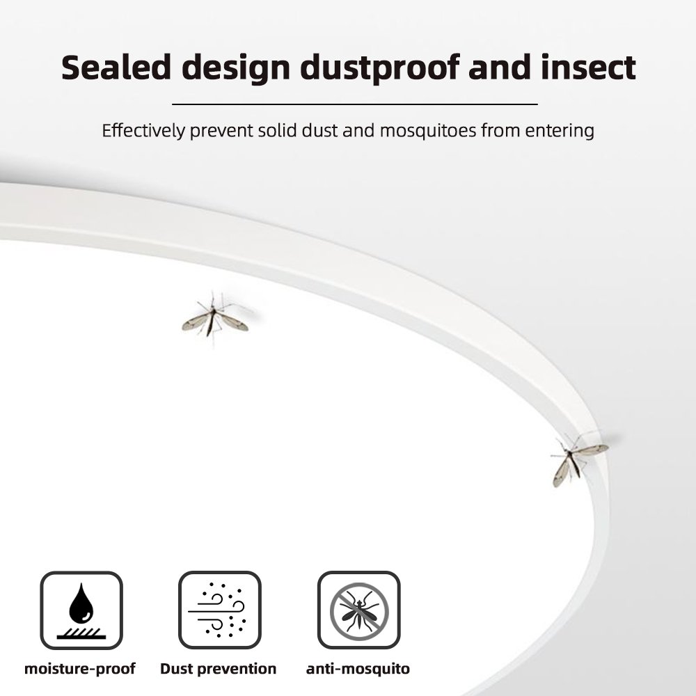 CE 50x50 LED Light with Motion Sensor Smart Radar Sensor LED Ceiling Light for Outdoor Use