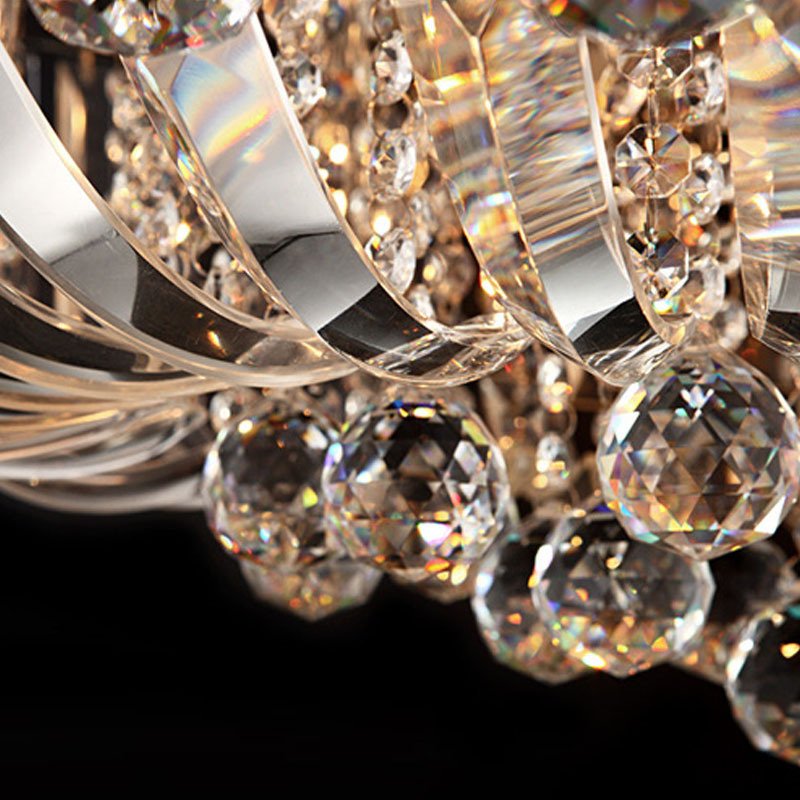 cheap wholesale Custom modern hotel cristal chandelier clear led ceiling light philippines crystal chandelier