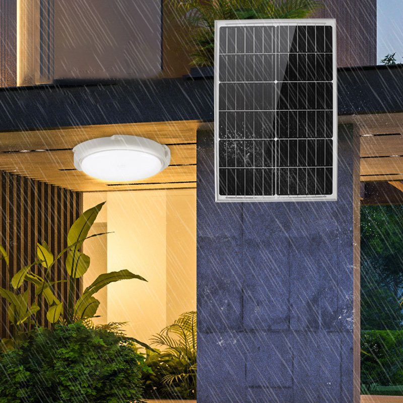 Indoor Solar Ceiling Light Outdoor Courtyard Waterproof Led Ceiling Light Solar Light Lamp For Indoor Aluminum Case