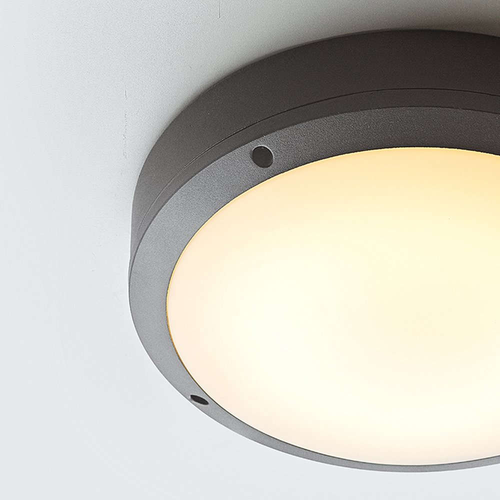Modern nordic Outdoor waterproof Aluminum die cast Round lamp Led Ceiling Light for Balcony Bathroom