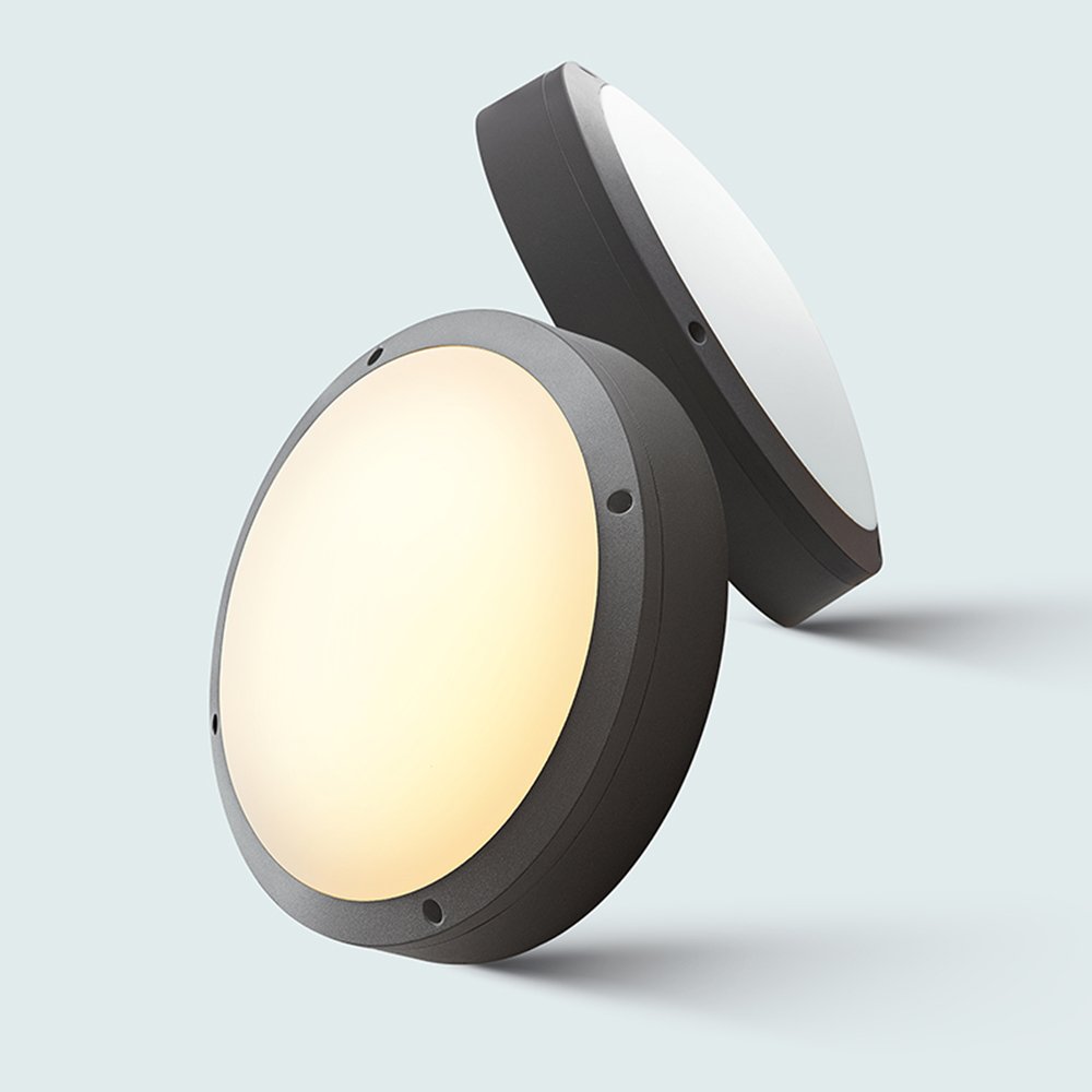 Modern nordic Outdoor waterproof Aluminum die cast Round lamp Led Ceiling Light for Balcony Bathroom