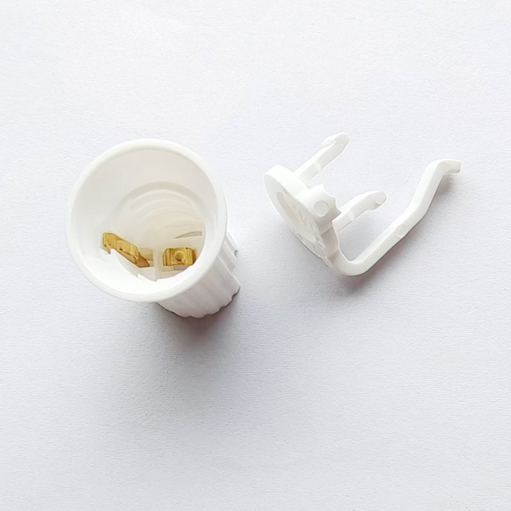 E17 plastic replacement lighting string socket C9 lighting string socket DIY lamp holder