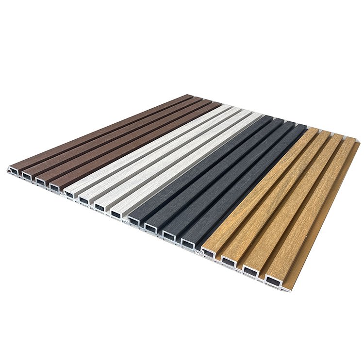 wood plastic composite wall cladding Decorative charcoal board Outdoor exterior wpc wall panel Co Extrusion Great Wall Ceiling