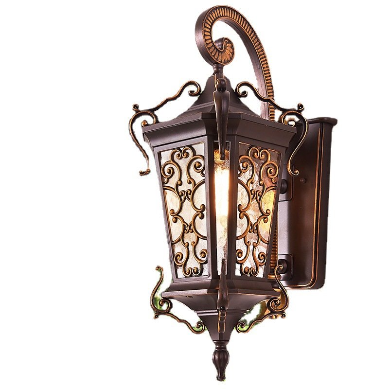 Wholesale Wall Mounted Outdoor Lights Waterproof Aluminum&Glass Vintage LED Outdoor Wall Lamps