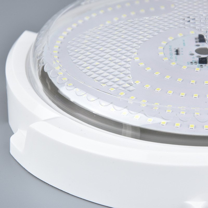 Outdoor circular ceiling light, household, indoor induction solar ceiling light, courtyard, garage, remote control hallway light