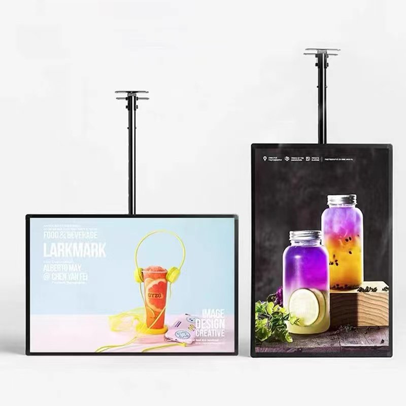 Super thin LED light box menu board sign display billboard for pizza K F C shop store Suspended ceiling light box