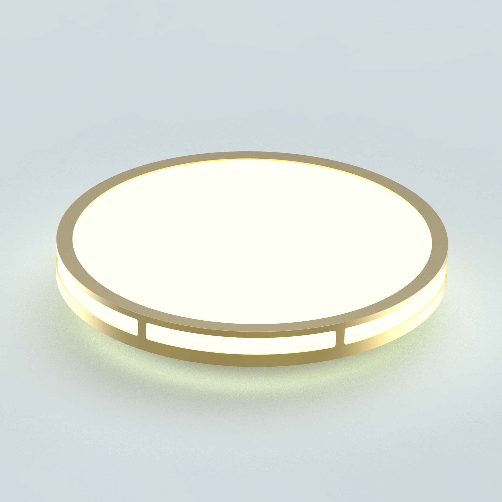 JOM Time lighting five-sided glowing newest square panel light ceiling 450 panel light reading