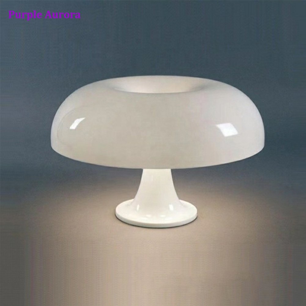 Bedside Lamp Led Desk Orange White Mushroom Table Lamps Bedside Night Light Decorative Lighting Luxury