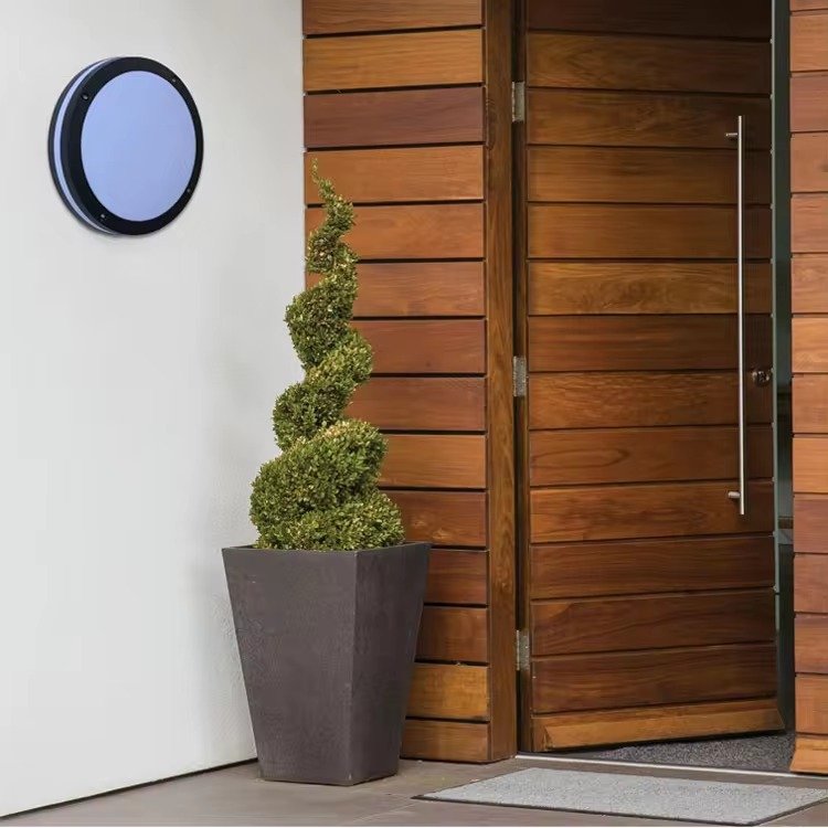 High Quality Ip66 Wall Lamp Ceiling Light Covers Led Round Plastic Bulkhead Waterproof Surface Mounted