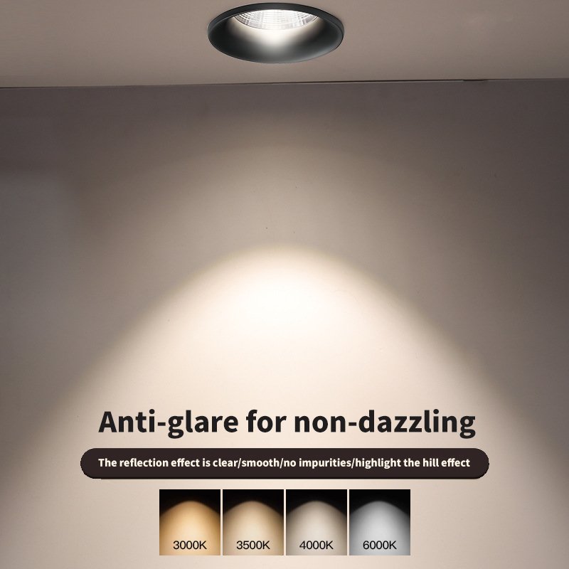 Cutsize 80-85mm 12W genuine surface waterproof Ip54 spotlight wall outdoor indoor lighting recessed led spotlight