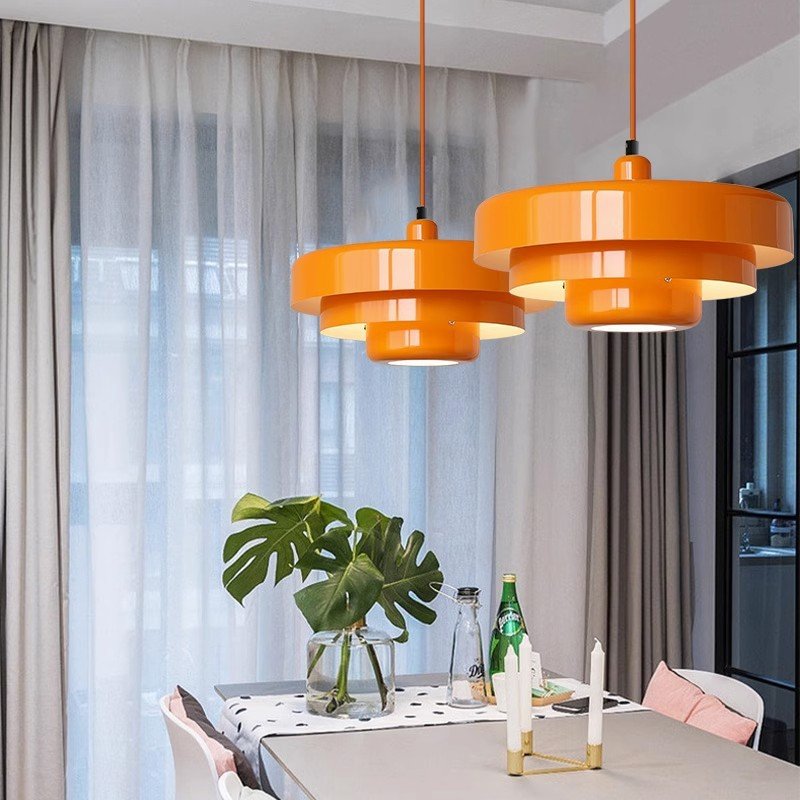Indoor Modern Danish Style Metal Ceiling Light Hotel Living Room Restaurant Pendant Lights