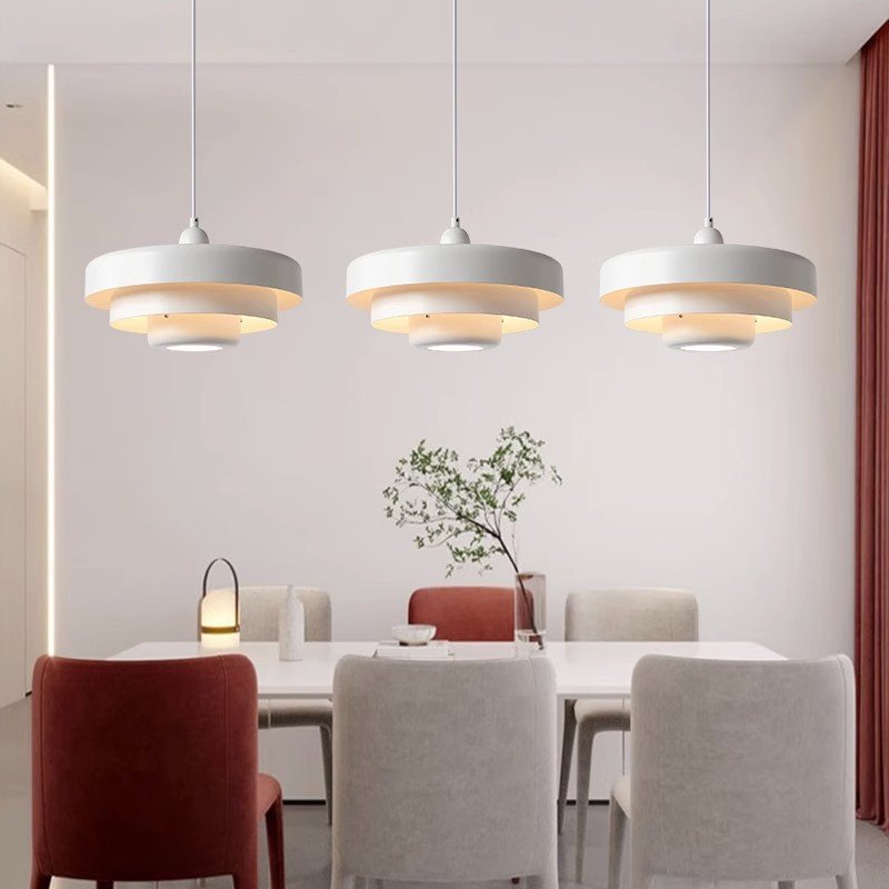 Indoor Modern Danish Style Metal Ceiling Light Hotel Living Room Restaurant Pendant Lights