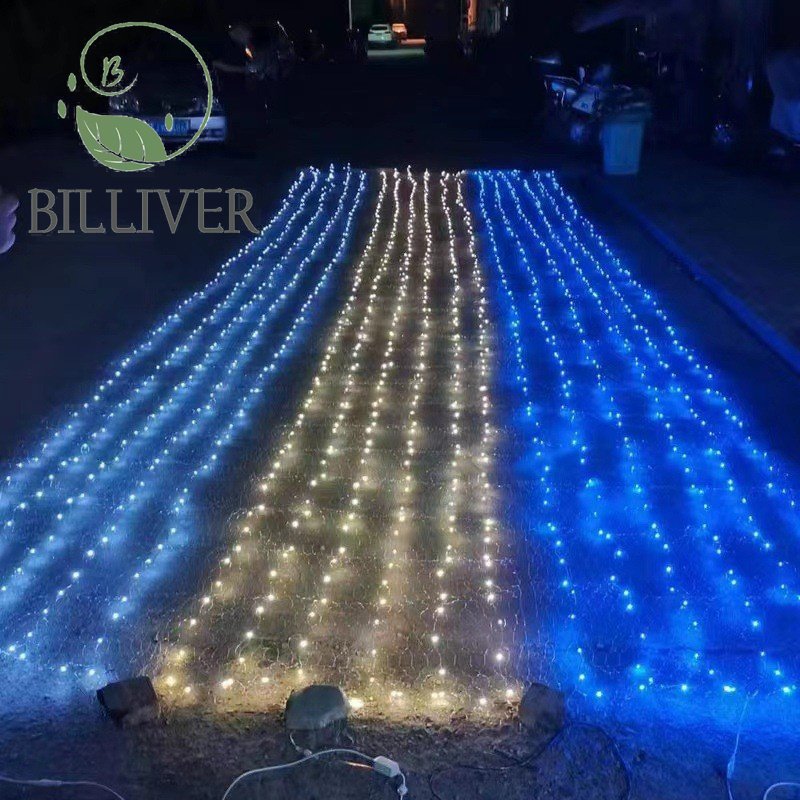 Sky net light for outdoor party celebrations string lights for wedding party hall decoration