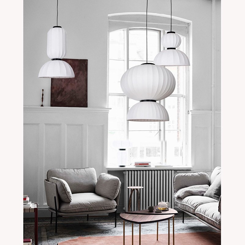 Home Nordic Modern Nordic Industrial Vintage Lamp Iron Art Kitchen living Room Pendant Lights International Chandelier