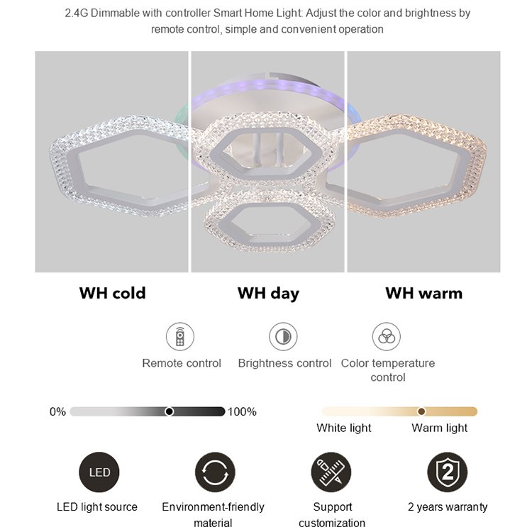Nordic Design Hot Sales Square Stepless Dimmable Light Bedroom Indoor Led Iron Ceiling Lamp