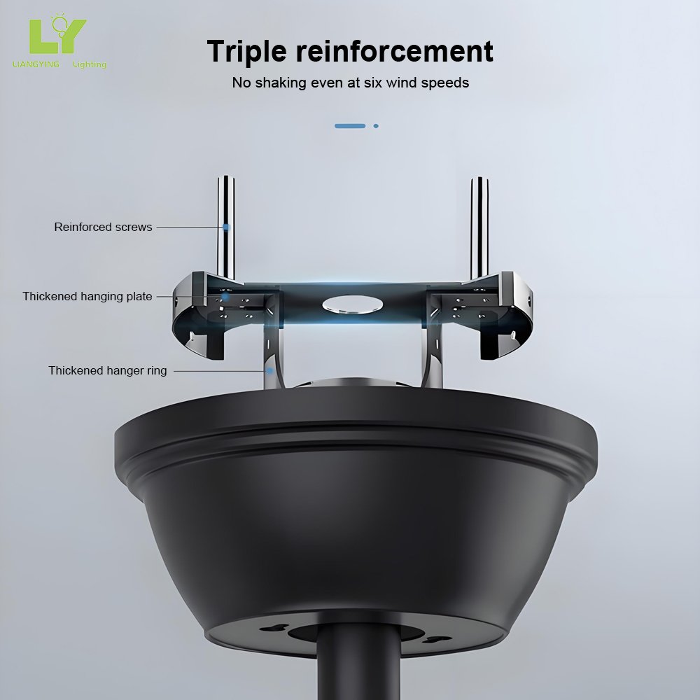 Commercial Centrifugal Burlywood Low Multiple Outdoor Medium 40W Modern Single Plastic Bright Led Ceiling Fan Light