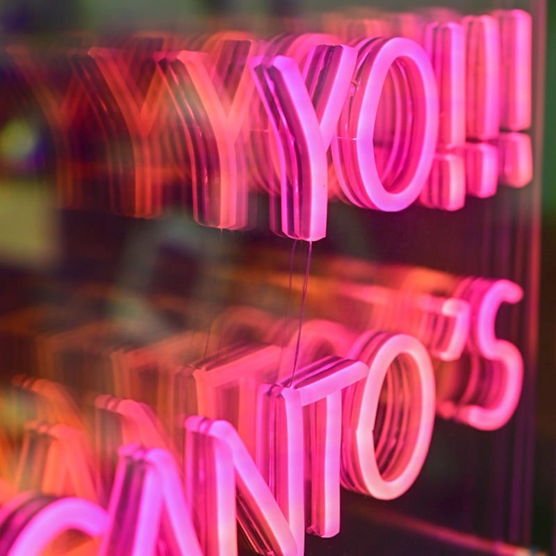 Winbo Custom Neon With Mirror 3D Magic Multicolor Thousand Layer Infinite Mirror Luminous Letters Led Neon Sign