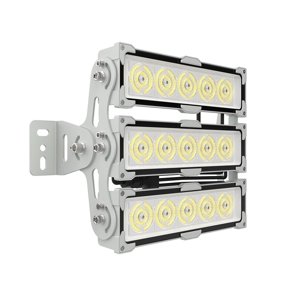 Hot Selling 7 Years Warranty 240Watt FloodLight Aluminum Housing PC Lens+Glass 3030 SMD 3 Modular 240W Tunnel Flood Light
