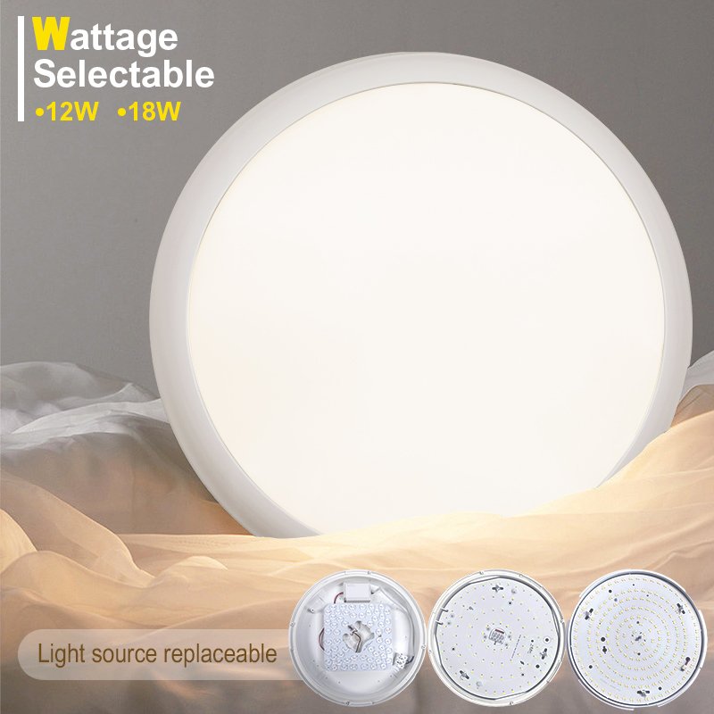 Modern Waterproof Ip65 Led Light Easy Install Round 18w Led Ceiling Lamps for Indoor and Outdoor Lighting