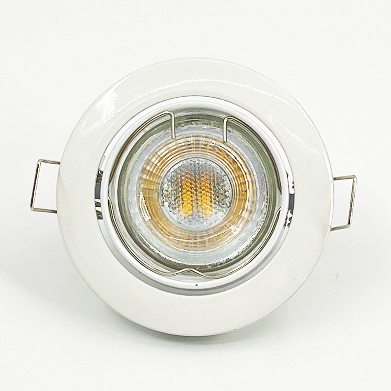 LED White Recessed Spotlight 12w Adjustable Light Source Indoor Outdoor Ceiling Light